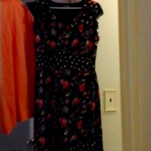 A long black spring/summer dress